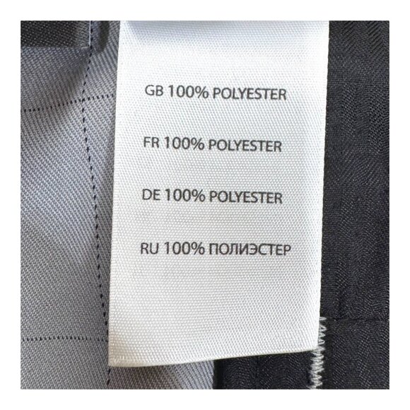 Oak Hill Mens Gray Checkered Polyester Shorts Size 48 Chino Casual Golf Big Tall - Picture 5 of 6